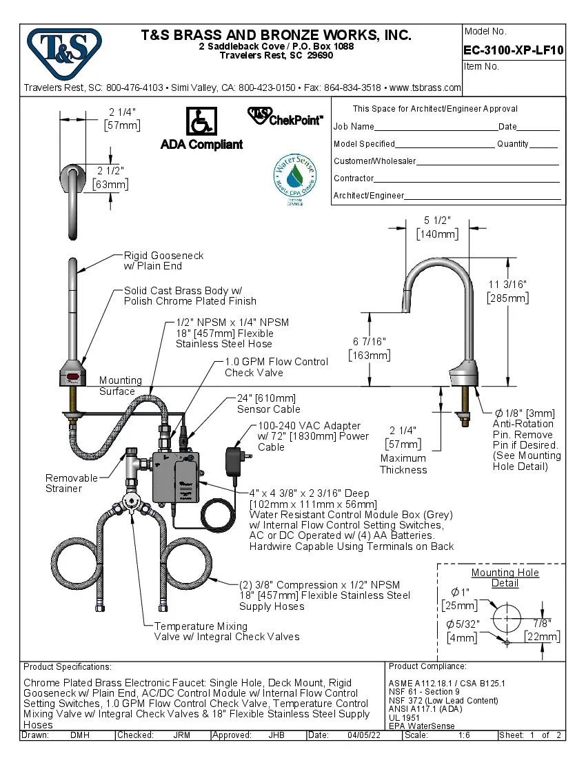 t-s-brass-ec-3100-xp-lf10-sensor-faucets-specsheet-260226lwhjwp.pdf