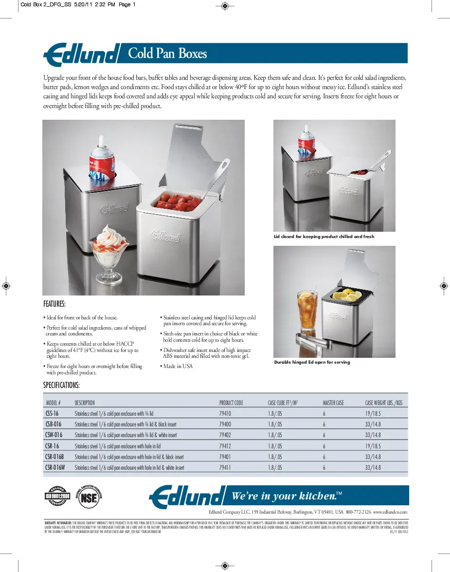 edlund-csr-016b-bar-condiment-holder-specsheet-260416wiqw36.pdf