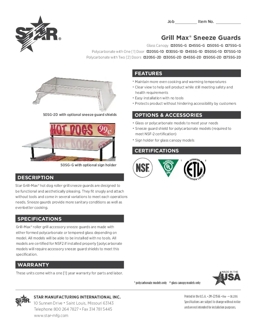 star-8a-20sg-1d-hot-dog-grill-sneeze-guard-specsheet-2602261dyync.pdf