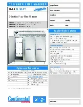 continental-refrigerator-dl3w-sa-pt-heated-cabinet-pass-thru-specsheet-250911477wsj.pdf