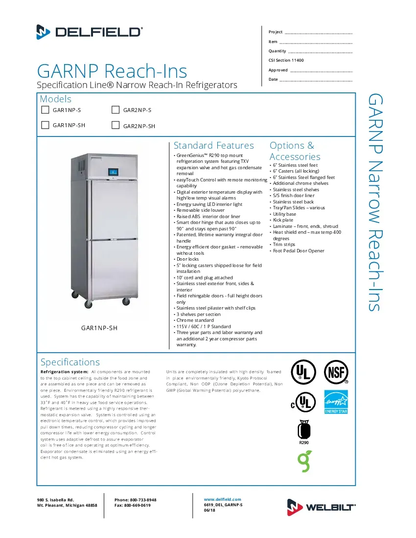 delfield-gar1np-sh-refrigerator-reach-in-specsheet-2602269km9a0.pdf