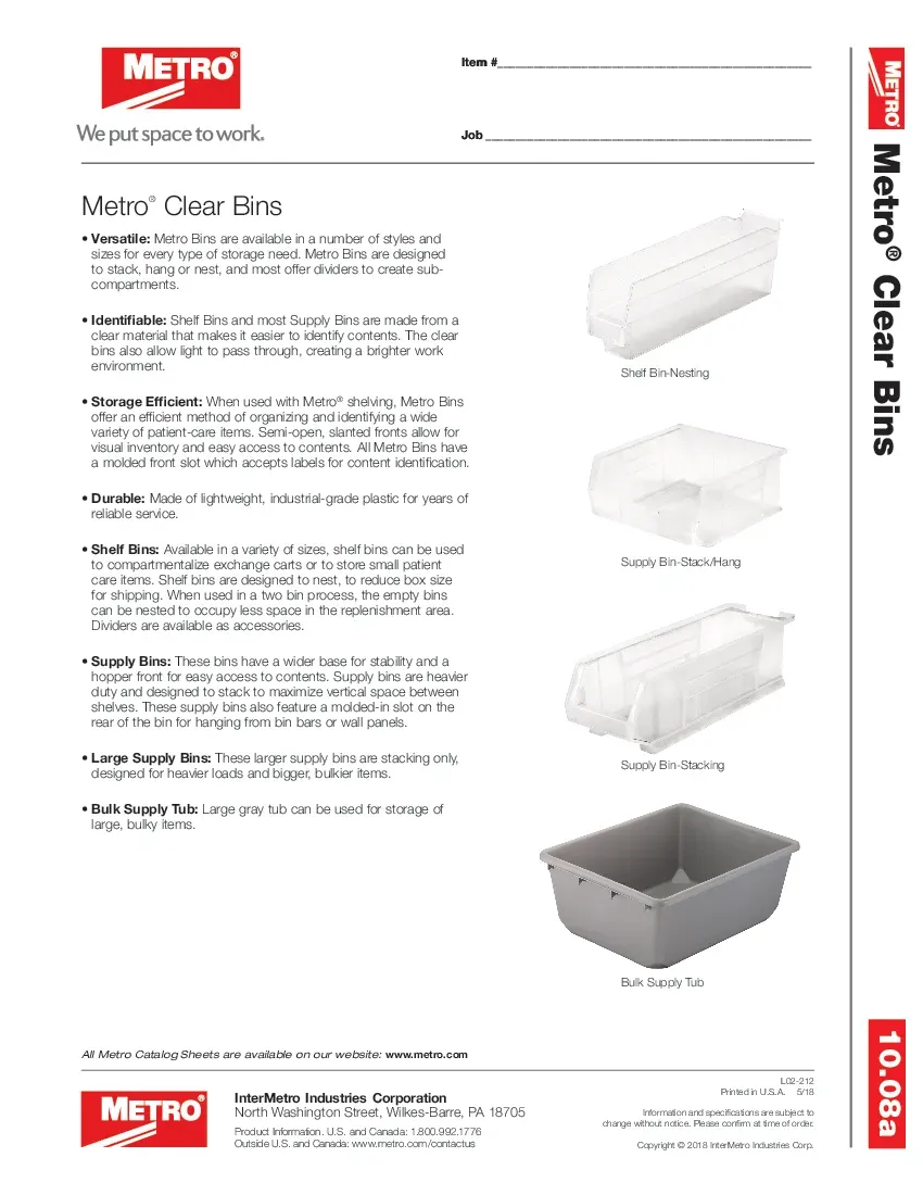 metro-mb30110cln-storage-bins-totes-trays-storage-bins-specsheet-2602267p2tc4.pdf