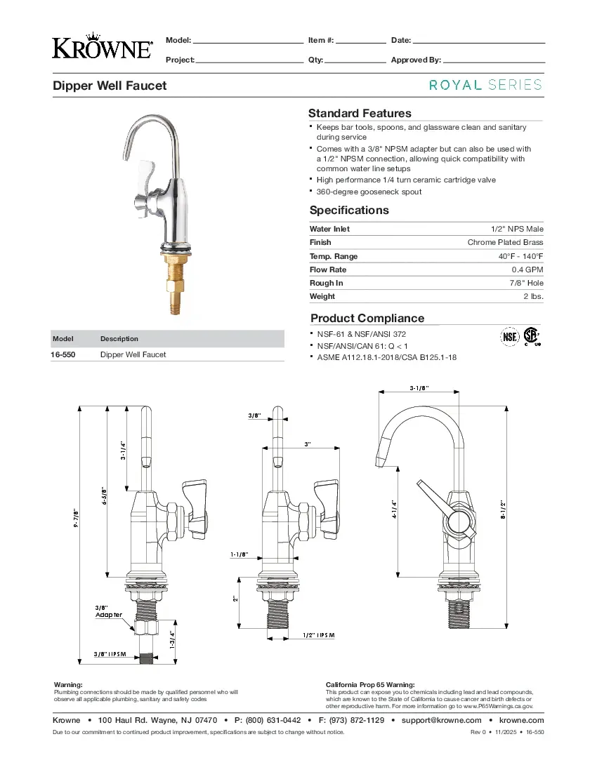 krowne-metal-16-550-dipperwell-faucet-specsheet-260226gfof6o.pdf