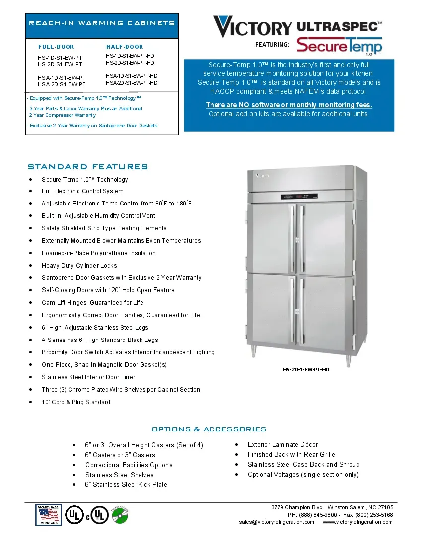 victory-refrigeration-hsa-2d-1-ew-pt-heated-cabinet-pass-thru-specsheet-2602264exr6o.pdf