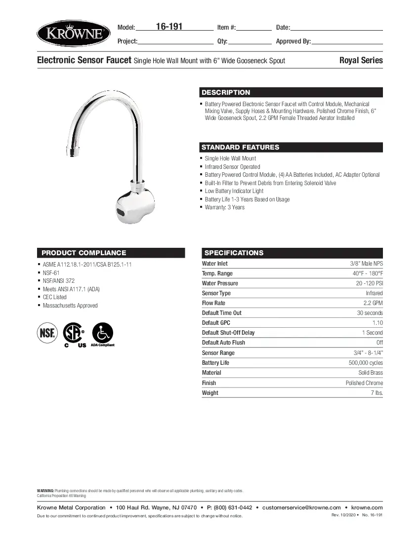 krowne-metal-16-191-electronic-faucet-specsheet-260226crkf2c.pdf