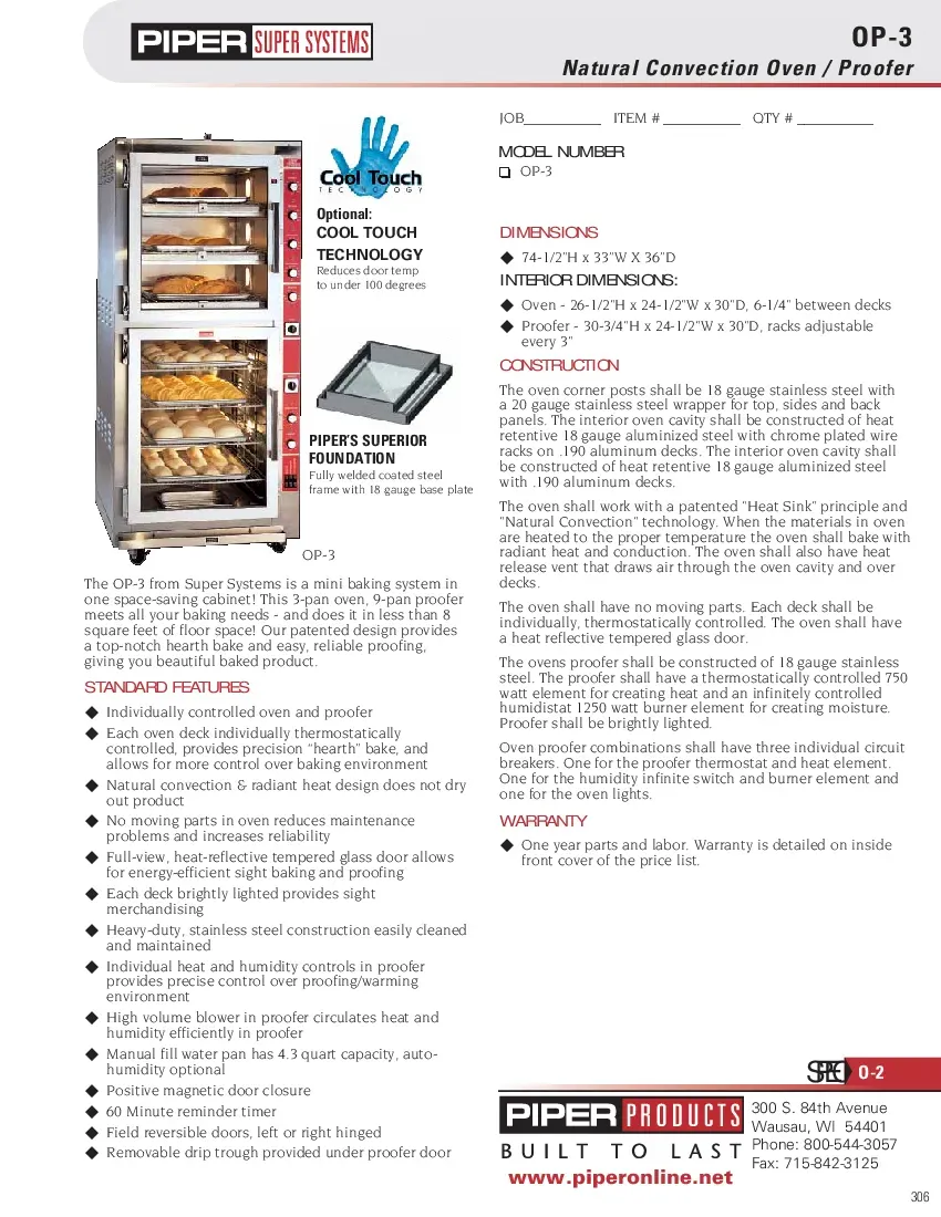 piper-products-op-3-convection-oven-proofer-electric-specsheet-2602262qr6bd.pdf