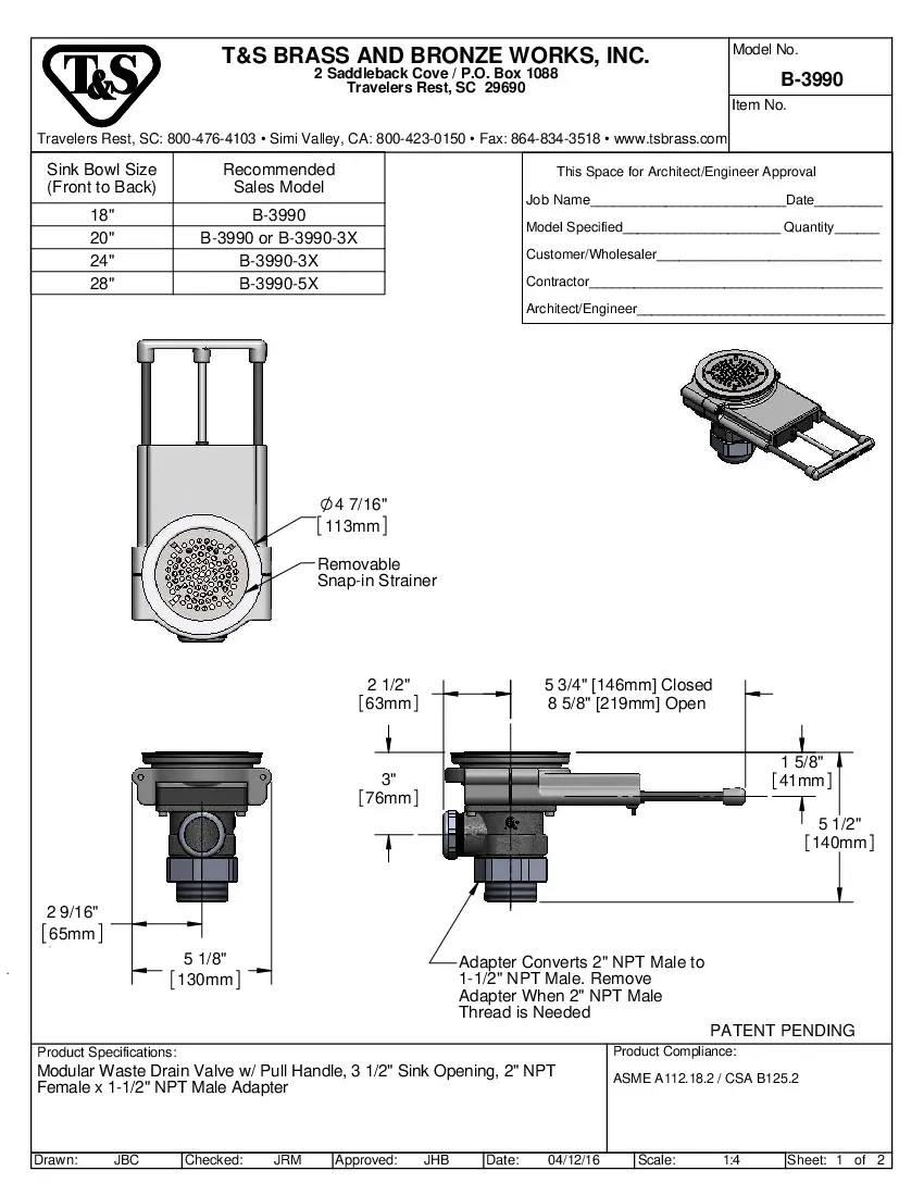t-s-brass-b-3990-drain-lever-twist-waste-specsheet-26022688b6e9.pdf