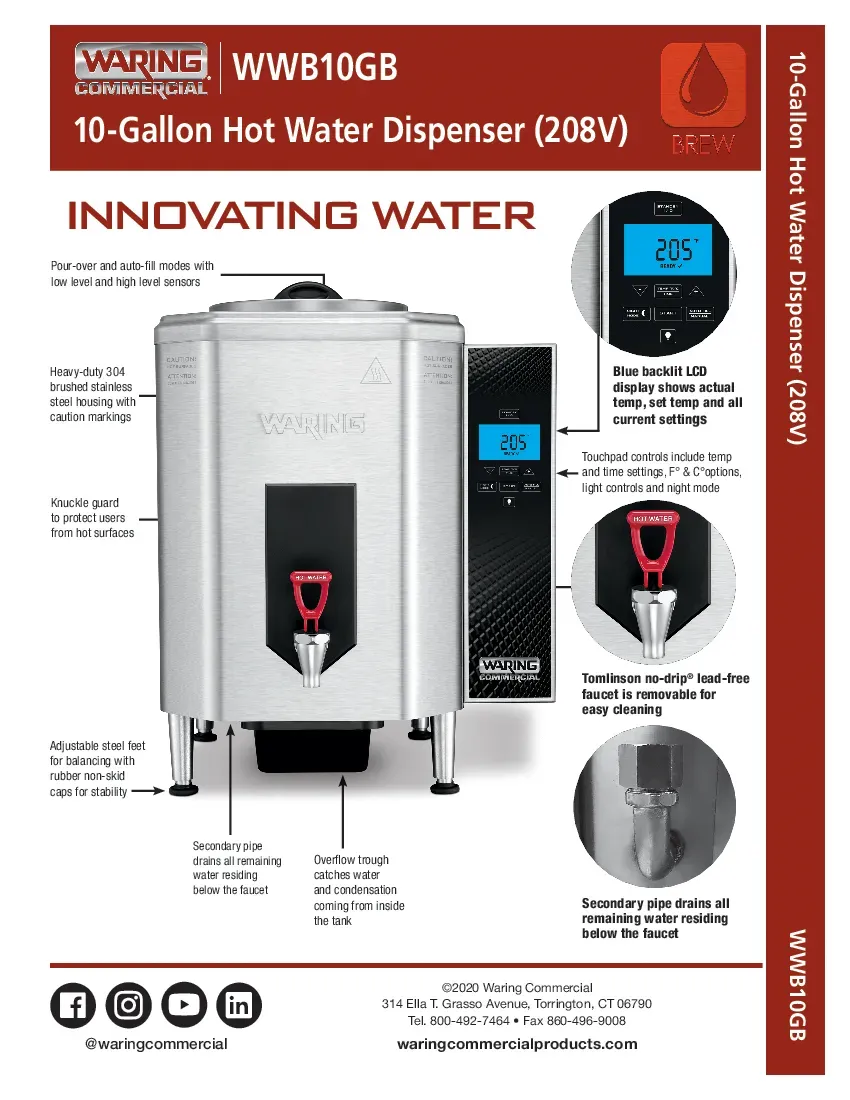 waring-wwb10gb-hot-water-dispenser-specsheet-2602261h2woq.pdf