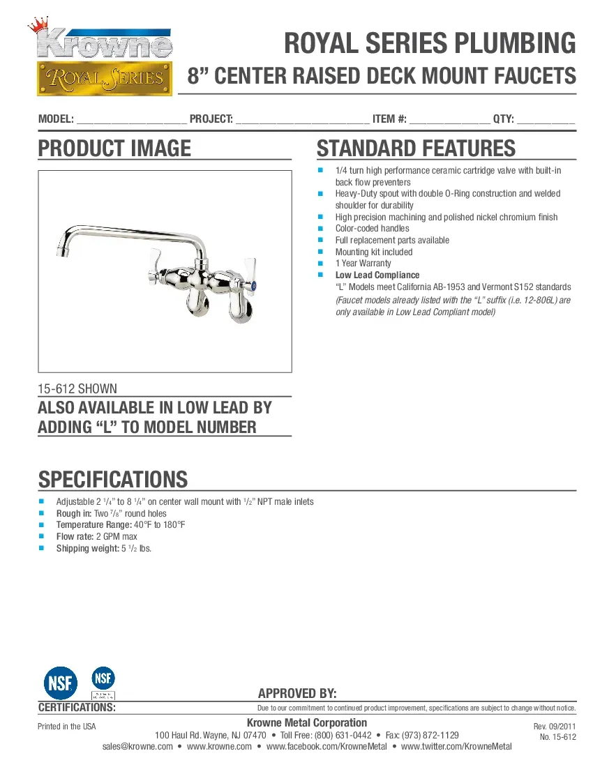 krowne-metal-15-612l-standard-faucet-specsheet-260226q7g9sv.pdf