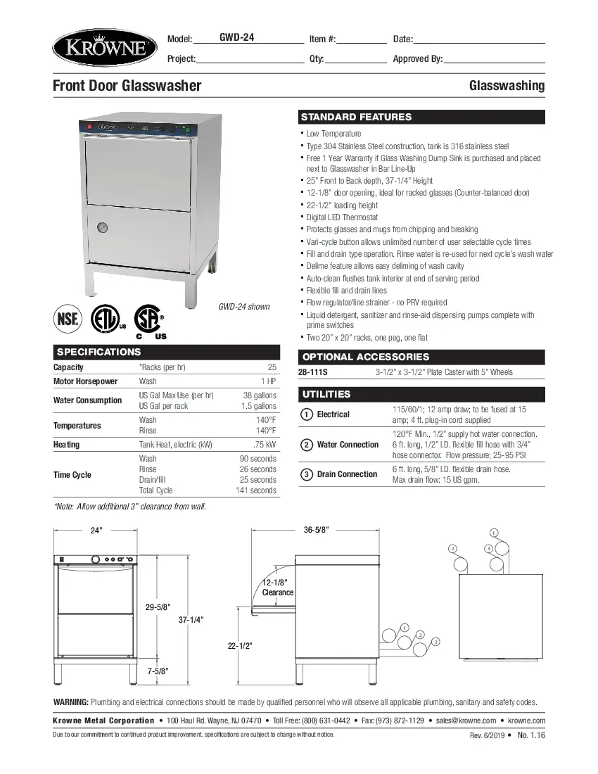 krowne-metal-gwd-24-glass-washer-specsheet-260226dmfdl6.pdf