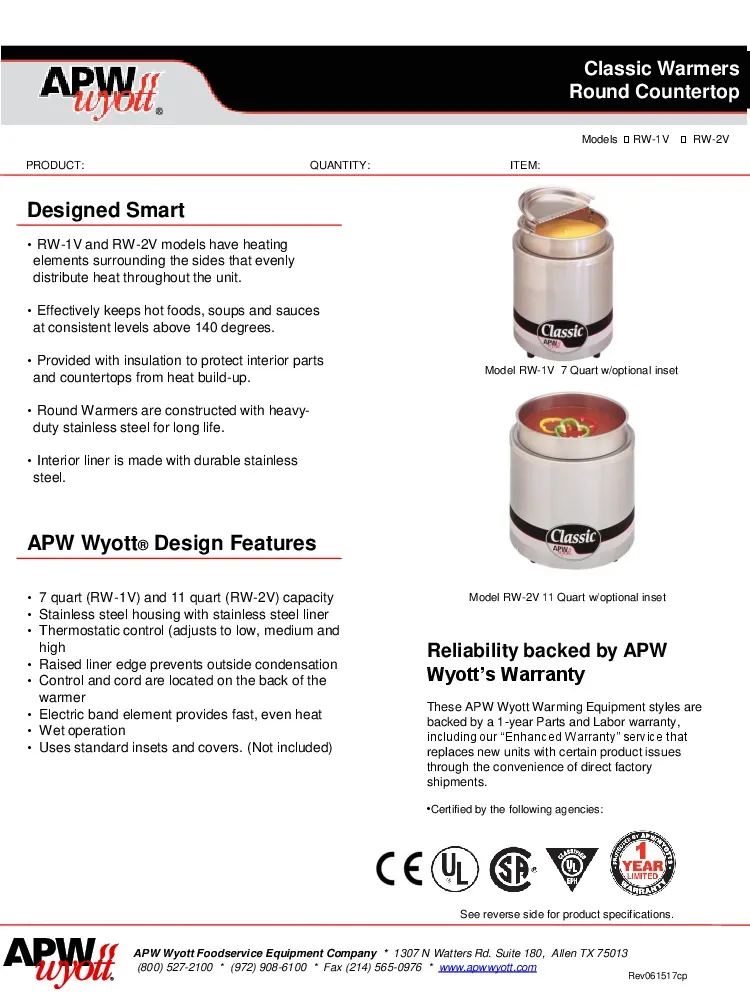 apw-wyott-rw-2v-sp-food-pan-warmer-cooker-countertop-specsheet-2602268cxqr9.pdf