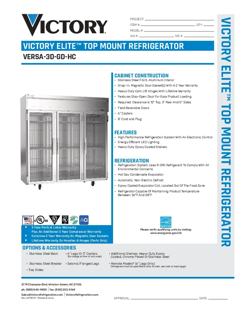 victory-refrigeration-versa-3d-gd-hc-refrigerator-reach-in-specsheet-260226343g2g.pdf