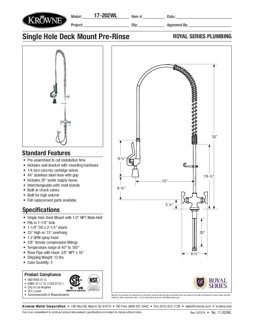 krowne-metal-17-202wl-pre-rinse-faucet-specsheet-2602268e5rmt.pdf