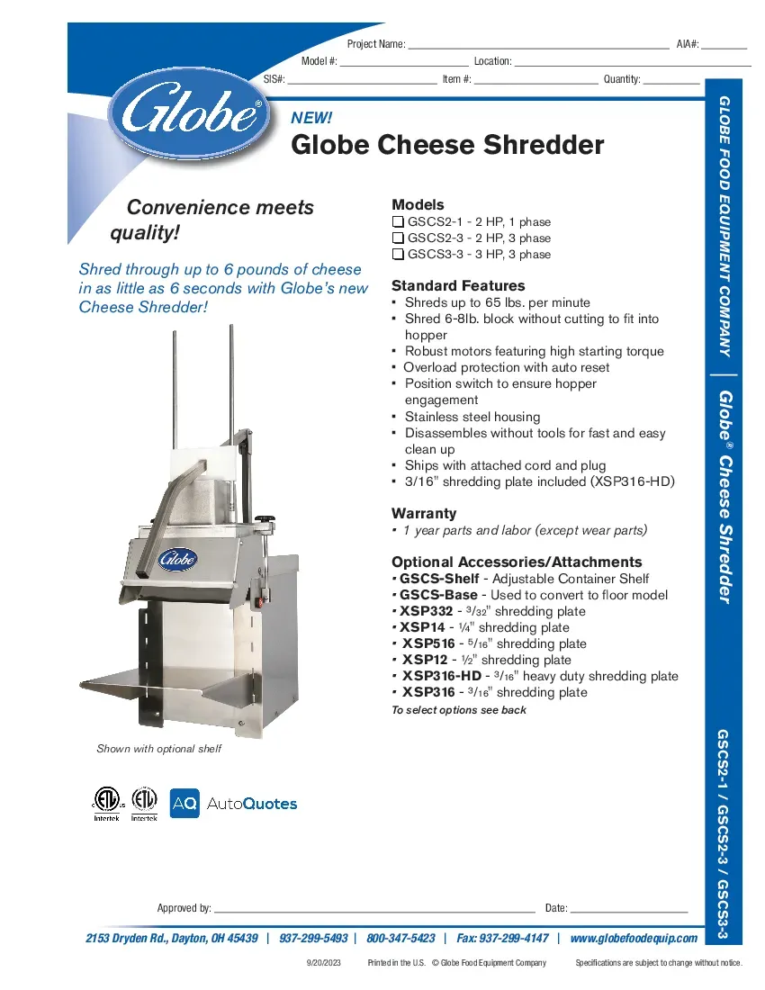 globe-gscs2-3-high-volume-cheese-shredder-specsheet-2602268nm423.pdf