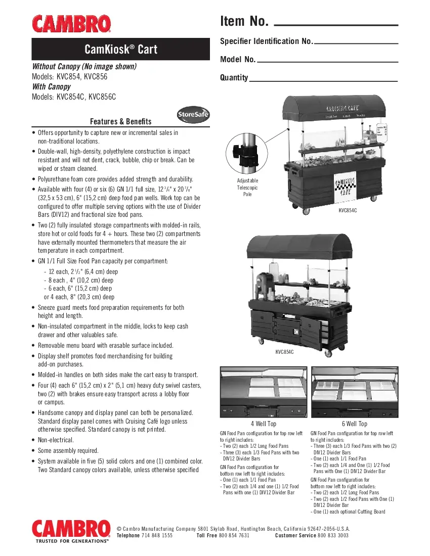 cambro-kvc854191-vending-merchandising-kiosk-specsheet-260226e0s3r4.pdf