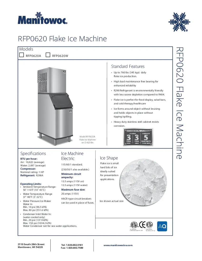 manitowoc-rfp0620a-161-ice-maker-flake-style-specsheet-260226p49si1.pdf