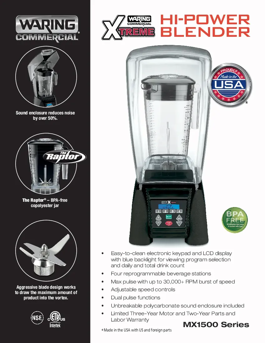 waring-mx1500xtx-blender-bar-specsheet-2602260it3s1.pdf