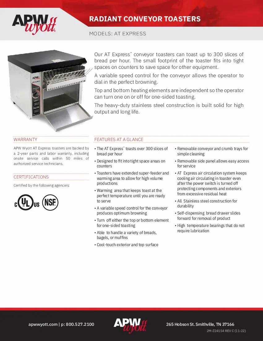 apw-wyott-at-express-208v-toaster-conveyor-type-specsheet-2602265la2a8.pdf