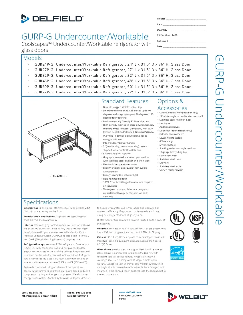 delfield-gur72p-g-refrigerator-undercounter-reach-in-specsheet-260226f3851r.pdf