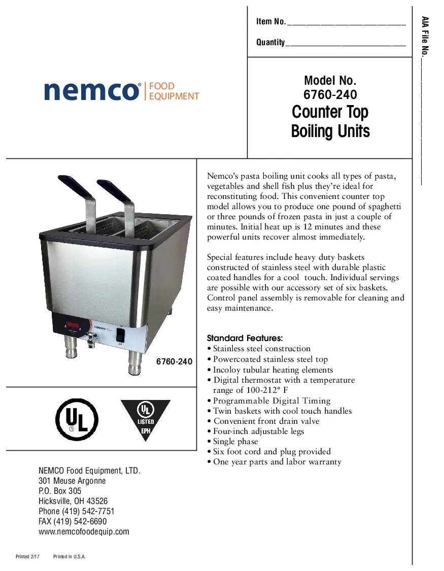 nemco-6760-240-pasta-cooker-electric-specsheet-260226uf7mtg.pdf