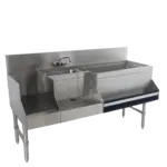 Advance Tabco PRU-19-48L-10, Underbar Ice Bin/Cocktail Station, Blender Station