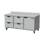 Beverage Air WTRD72AHC-4, Refrigerated Counter, Work Top