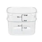 Cambro , 12SFSPROCW135, Square Food Storage Container (CamSquares FreshPro)