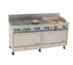 Comstock-Castle 2F330-12, Range, 72" Restaurant, Gas