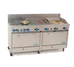 Comstock-Castle 2F330-24-2RB, Range, 72" Restaurant, Gas
