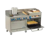 Comstock-Castle 2F330-24B, Range, 72" Restaurant, Gas