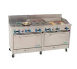 Comstock-Castle 2F330-30-1.5RB, Range, 72" Restaurant, Gas