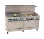 Comstock-Castle 2F330-36, Range, 72", 6 Burners, 36" Griddle
