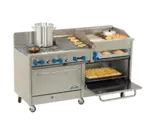 Comstock-Castle 2F330-3RB-36B, Range, 72" Restaurant, Gas