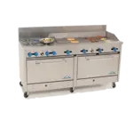 Comstock-Castle 2F330-48, Range, 72", 4 Burners, 48" Griddle