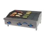Comstock-Castle 3236RB, Charbroiler, Gas, Countertop