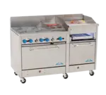 Comstock-Castle F3226-24B, Range, 60" Restaurant, Gas