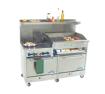 Comstock-Castle F3226-36B, Range, 60" Restaurant, Gas