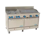 Comstock-Castle F3226-3RB, Range, 60" Restaurant, Gas
