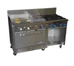 Comstock-Castle F33032-24-1RB, Range, 60" Restaurant, Gas
