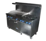 Comstock-Castle F33032-24, Range, 60" Restaurant, Gas