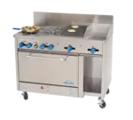 Comstock-Castle F3430-12-2RB, Range, 48" Restaurant, Gas