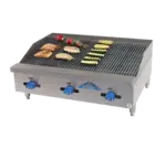 Comstock-Castle FHP36-3RB, Charbroiler, Gas, Countertop