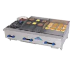 Comstock-Castle FHP48-18-2.5RB, Griddle / Charbroiler, Gas, Countertop