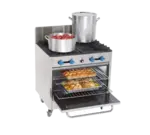 Comstock-Castle FK430-18, Range, 36" Restaurant, Gas