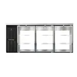 Continental Refrigerator BB79SNGDPT, Back Bar Cabinet, Refrigerated, Pass-Thru