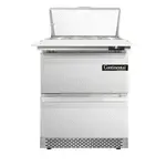 Continental Refrigerator D27N8C-FB-D, Refrigerated Counter, Sandwich / Salad Unit