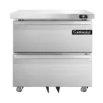 Continental Refrigerator , D32N-U-D, Refrigerator, Undercounter, Reach-In