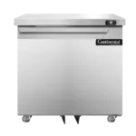 Continental Refrigerator D32N-U, Refrigerator, Undercounter, Reach-In