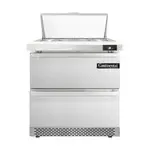 Continental Refrigerator D32N8-FB-D, Refrigerated Counter, Sandwich / Salad Unit