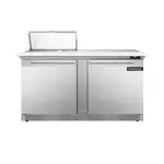 Continental Refrigerator D60N8C-FB, Refrigerated Counter, Sandwich / Salad Unit